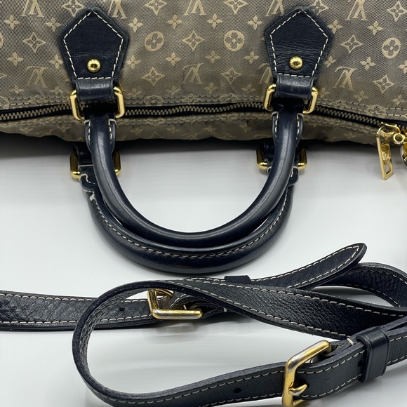 Louis Vuitton Mini Lin Speedy 30 Boston Doctor Monogram Bandouliere Bag - Picture 7 of 15